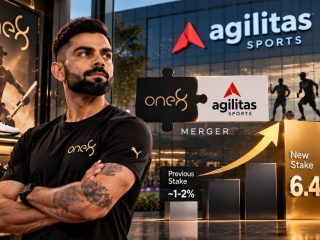 Virat Kohli’s Stake in Agilitas Sports Rises to 6.4% After One8 Merger