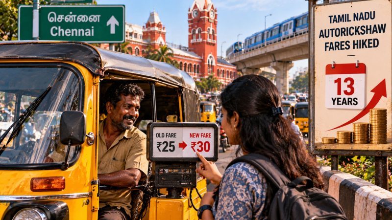Tamil Nadu Hikes Autorickshaw Fares After 13 Years: Check the New Charges