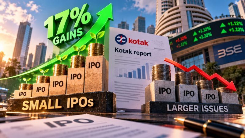 Small IPOs Deliver 17% Gains in 2026, Beat Larger Issues: Kotak Report