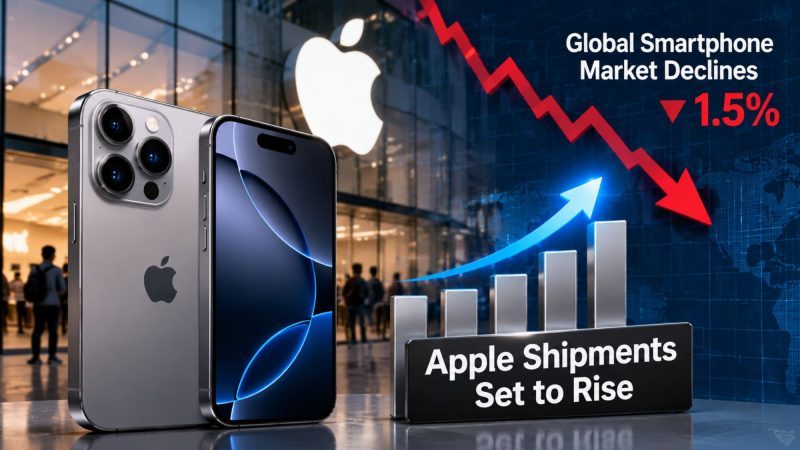 Apple iPhone Shipments May Rise 4% in 2026 Despite Smartphone Market Slump