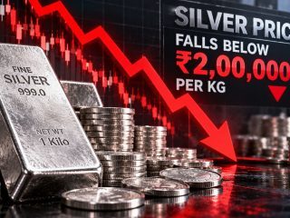 Silver Price Hits 11-Month Low, Falls Below ₹2 Lakh per Kg in India