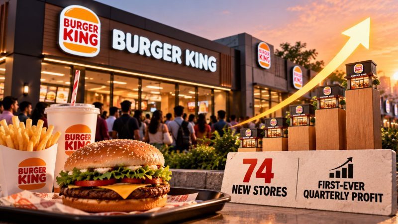 Burger King India Adds 74 Stores, Posts First-Ever Quarterly Profit in Q2 FY27