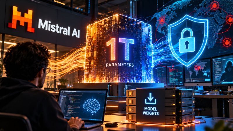 Mistral Releases Weights for Its Trillion-Parameter AI Model, Targeting Cybersecurity