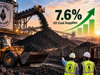 Coal India Raises H1 Coal Supplies 7.6% to 384.2 MT