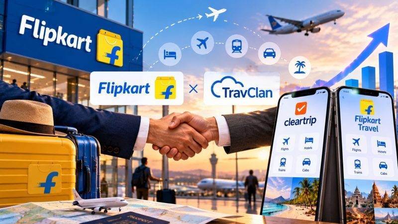 Flipkart Buys Minority Stake in B2B Travel Startup TravClan