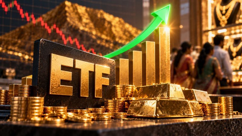 Gold ETF Inflows Jump 71% to ₹4,451 Crore in September Despite Falling Gold Prices