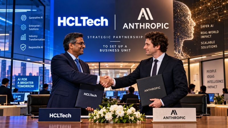 HCLTech Partners With Anthropic to Build Enterprise AI Business Unit