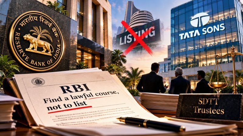 RBI Did Not Order Tata Sons to List, Says Tata Trusts
