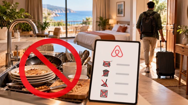 Airbnb Bans Checkout Chores Like Washing Dishes in New Rules