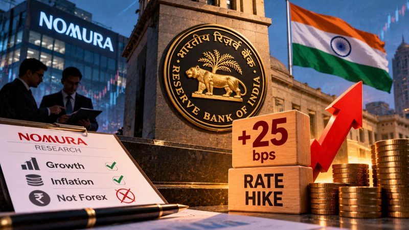 Nomura Expects 25 bps RBI Rate Hike in December as Inflation Risks Rise