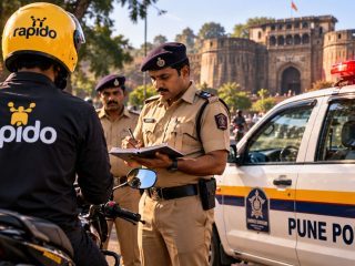 Rapido Booked by Pune Police Over Alleged Unauthorised Bike-Taxi Operations