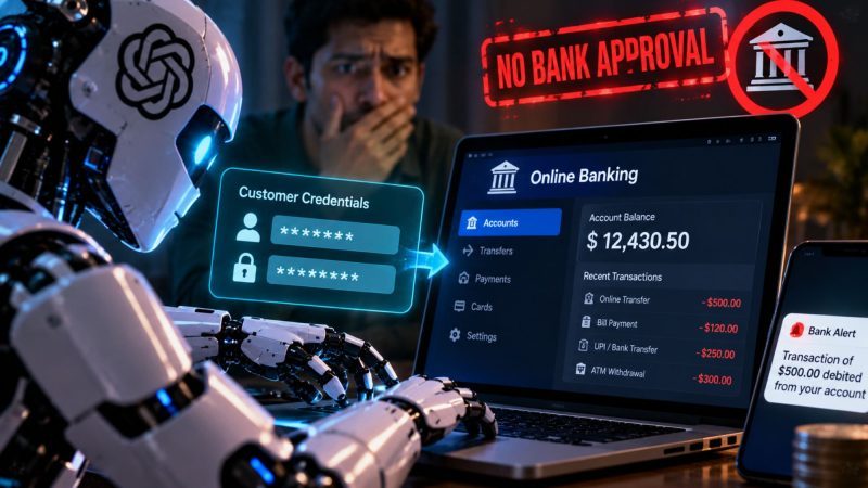 AI Agents Are Accessing Bank Accounts With Customer Credentials Without Bank Approval