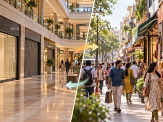 Mall Leasing Falls 38% in Q3 as India High Streets Gain