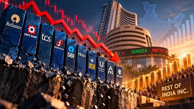 Top 10 Blue-Chips’ Share of India’s Market Cap Drops to Lowest Since 2017