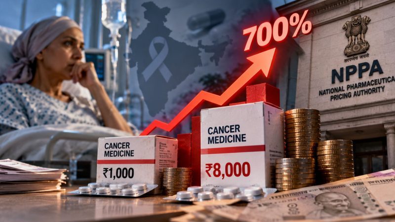Cancer Drug Prices in India Rise Up to 700% Despite NPPA Caps: Why Patients Still Face High Costs