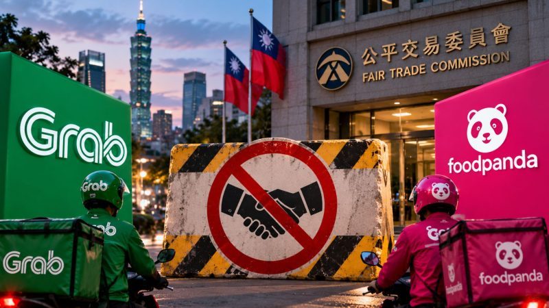 Taiwan Blocks Grab’s $600 Million Foodpanda Deal Over Competition Concerns