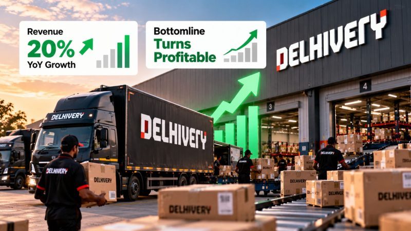 Delhivery Q2 Revenue Grows 20% to ₹3,066 Crore as Company Returns to Profitability