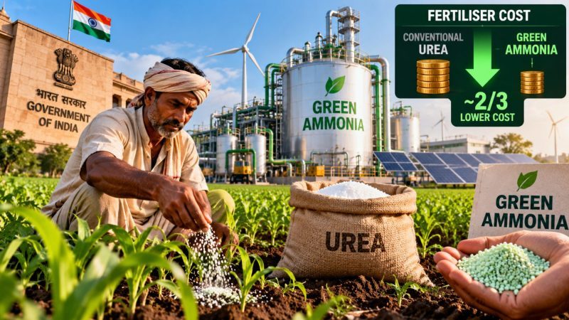 India Tests Green Ammonia as Urea Alternative, Targets Two-Thirds Cut in Fertiliser Costs