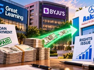 Byju’s Parent Uses Great Learning Loan Repayment to Fund Aakash Rights Issue