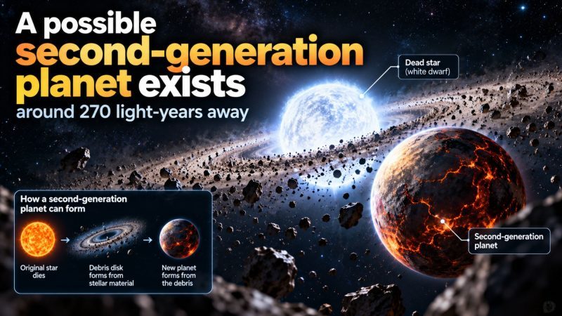 Astronomers Discover Possible Second-Generation Planet 270 Light-Years Away