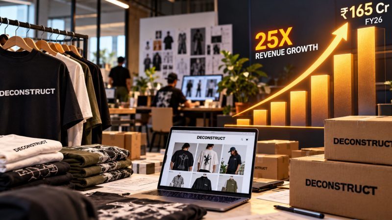 Deconstruct Revenue Grows 25x to ₹165 Crore in FY26, but Losses Return