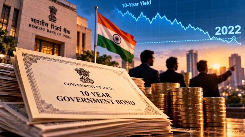 India Bonds Attract Buyers as 10-Year Yield Nears Levels Last Seen in 2022