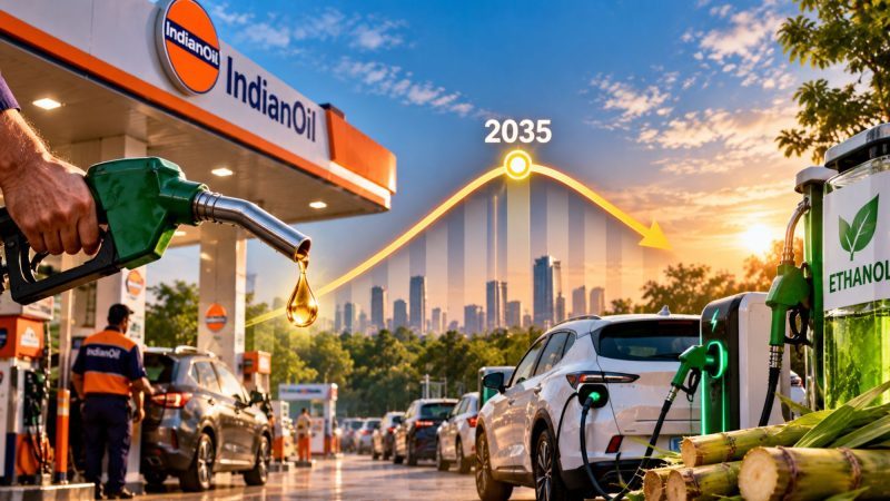 India’s Petrol Demand Could Peak by 2035 as EVs and Ethanol Gain Ground, Says IndianOil Chief