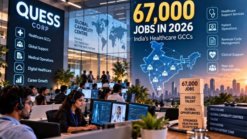 India’s Healthcare GCCs to Generate 67,000 Jobs in 2026, Quess Corp Says