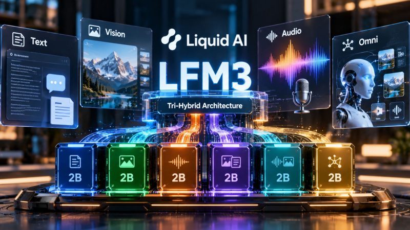 Liquid AI Releases LFM3, Six Open-Weight AI Models Built on a New Tri-Hybrid Architecture