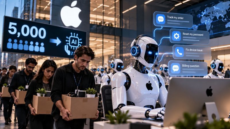 Apple Reportedly Explored Replacing 5,000 AppleCare Staff With AI