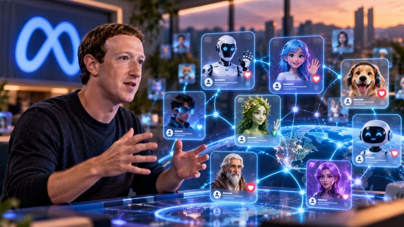 Mark Zuckerberg Wants to Build a Social Network for AI Agents