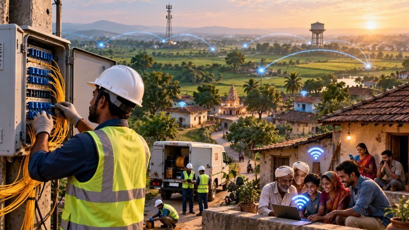 Government Opens BharatNet to Private ISPs to Boost Rural Internet Connections