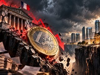 Euro Plummets to 17-Month Low on French Fiscal Crisis