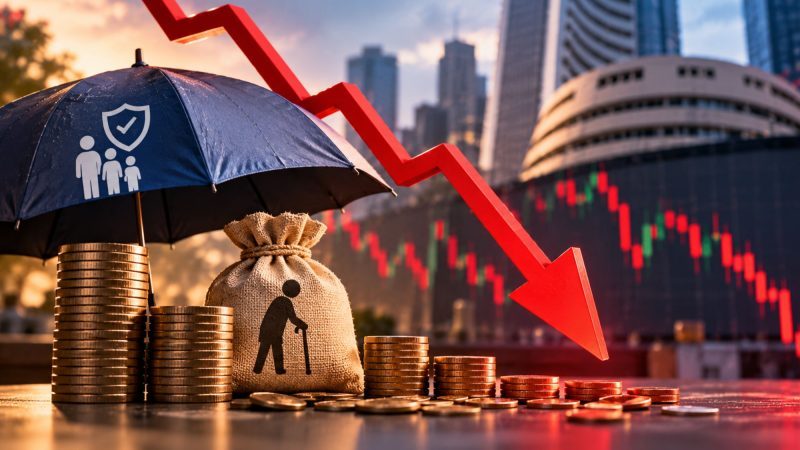 Insurance, NPS Equity Investments Fall 45% to ₹22,714 Crore in September Quarter