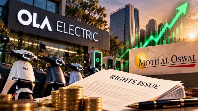Ola Electric Rights Issue: Motilal Oswal Entities Apply for 2.39 Crore Shares