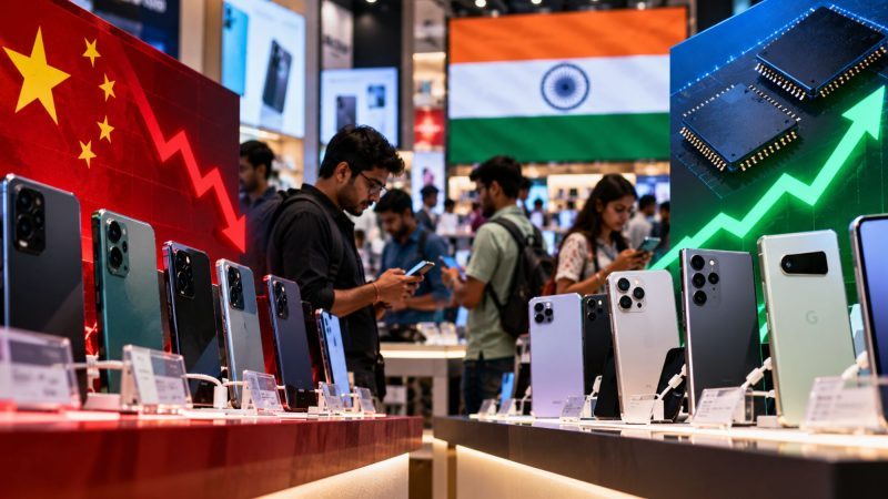 Chinese Smartphone Makers Lose Share in India as Rising Memory-Chip Prices Hit Budget Phones