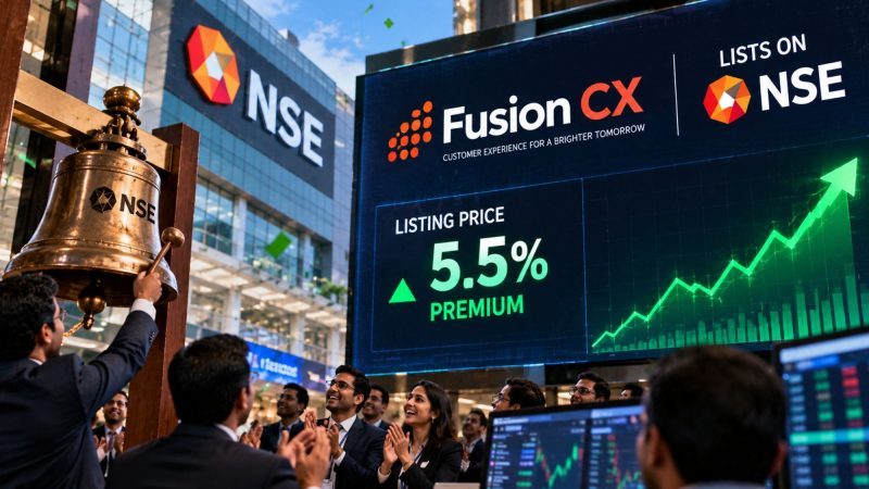 Fusion CX Shares List at 5.5% Premium on NSE: Should Investors Buy, Sell or Hold?