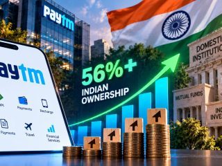 Paytm Indian Ownership Crosses 56% as Domestic Institutions Raise Stake
