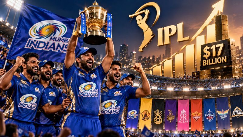 Mumbai Indians Top IPL Valuation Rankings at $2.1 Billion as League Reaches $17 Billion