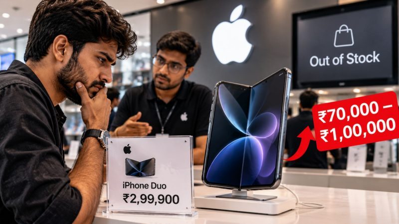 Apple’s First Foldable iPhone Duo Faces India Shortage as Retailers Demand Up to ₹1 Lakh Extra