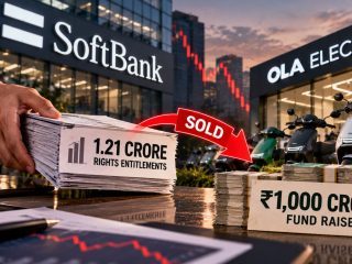 SoftBank Sells 1.21 Crore Ola Electric Rights Entitlements as EV Maker Seeks ₹1,000 Crore