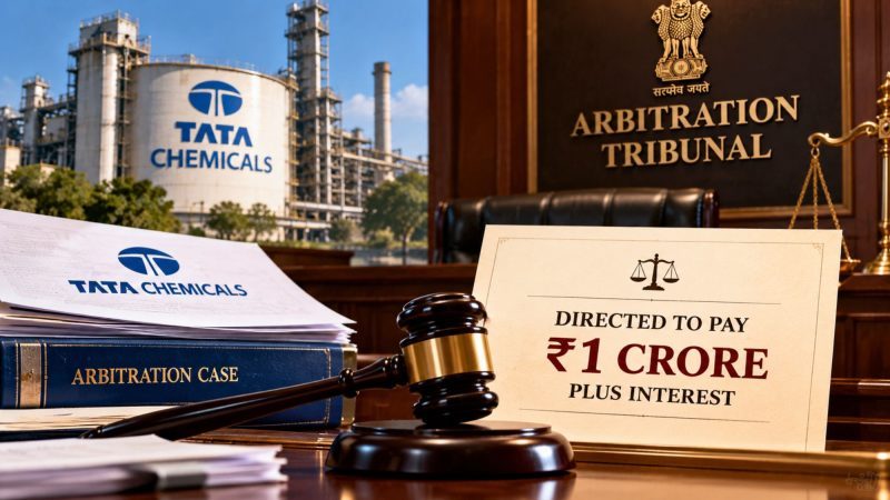 Tata Chemicals Gets Relief in ₹908 Crore Arbitration Case, Ordered to Pay ₹1 Crore Plus Interest
