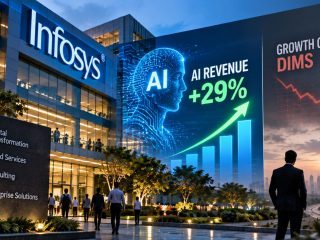 Infosys AI Revenue Jumps 29%, but Growth Outlook Dims as IT Spending Weakens