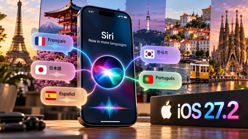 Siri AI Expands to French, Japanese, Korean, Portuguese and Spanish With iOS 27.2