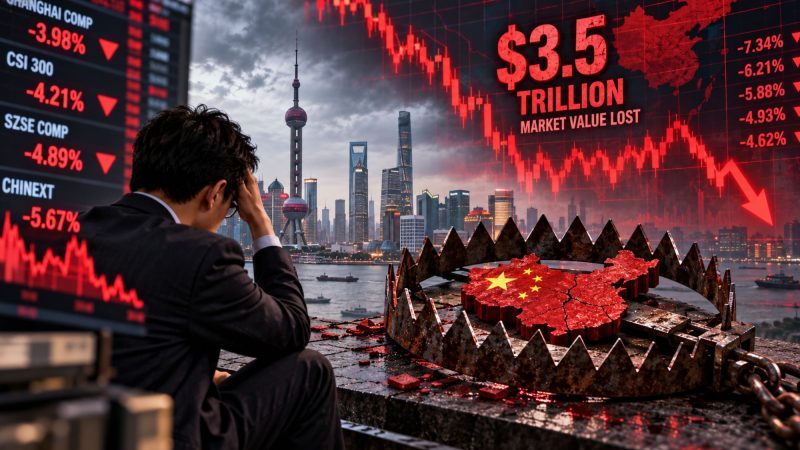 Sinking Profits Turn China’s $3.5 Trillion Stock Rout Into a Deeper Trap
