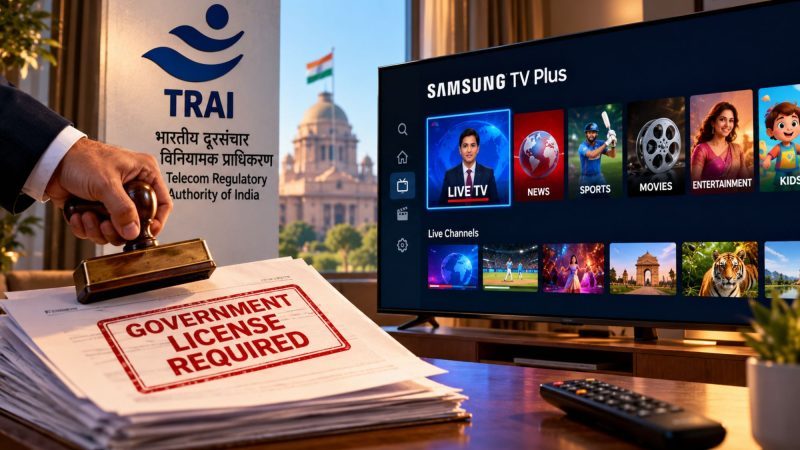 TRAI Wants Live TV Apps Like Samsung TV Plus to Get a Government Licence
