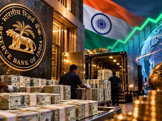 RBI’s Net Dollar Purchases Hit Record $43.26 Billion in August