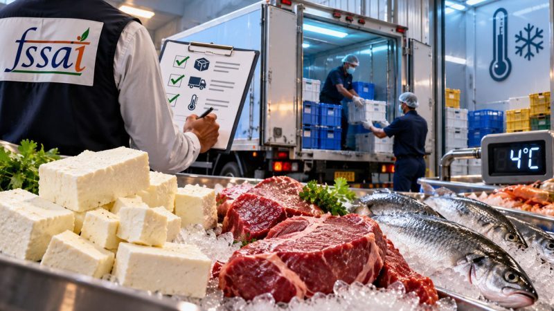 FSSAI Tightens Storage and Transport Rules for Paneer, Meat and Fish