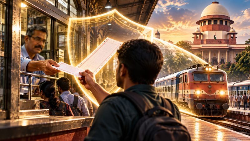 Indian Railways Counter Tickets to Get Insurance Cover From October 27
