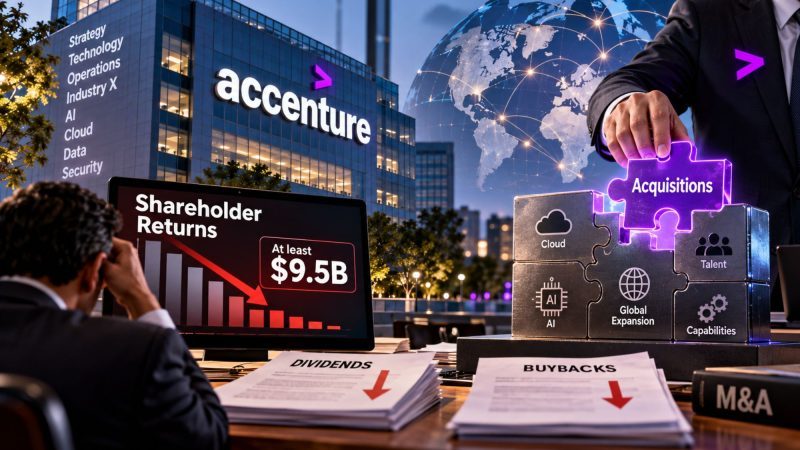 Accenture Trims Shareholder Cash Returns to $9.5B for FY27